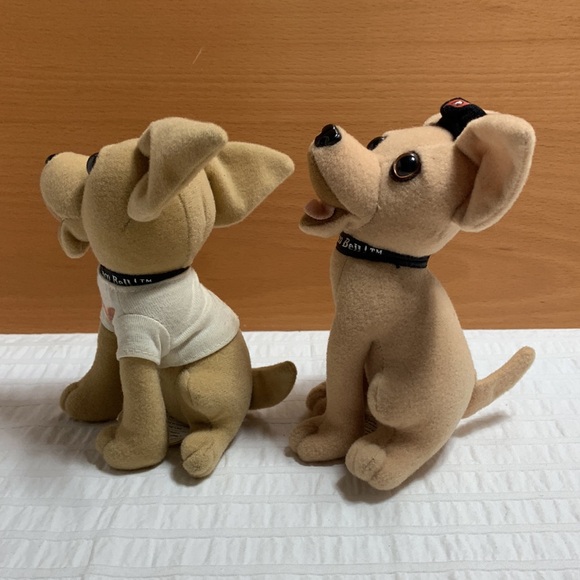 Taco Bell Merch Plush Dogs w/Sounds by Applause - Picture 9 of 17